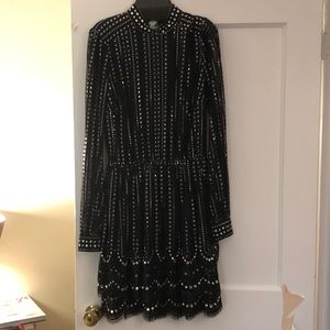 Michael lord crystal embellished dress size small